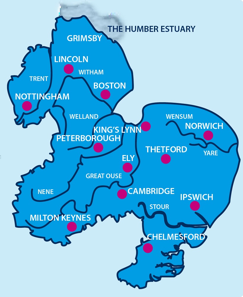 Map of the WRE region